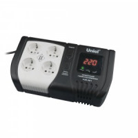 Uniel стабилизатор напряжения релейный 1ф 500ВА 145-280V настольный электрон. U-ARS-500/1Expert