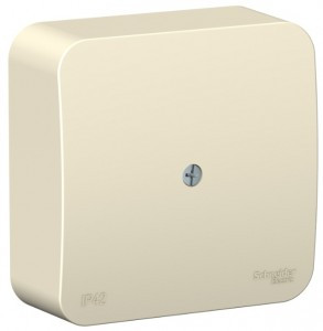 Systeme Electric BLANCA кор. распред. 75х75х30 ОУ крышк. под каб/канал IP42 молоч. BLNRK000012 (15!)