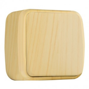 EKF Минск выкл. ОУ 1 кл. 10А светлое дерево (сосна) EGV10-021-30