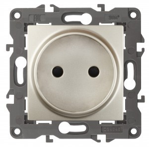 ЭРА 14 Elegance мех. роз. СУ 1 мест. 16A,250В, шампань 14-2105-04 автоклеммы 3929