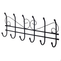 Вешалка настенная 6-и рожк.Ажур Черная г.Тверь