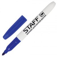 Маркер д/доски STAFF &quot;EVERYDAY&quot;, СИНИЙ, тонкий корпус, кругл. након., 2,5 мм, 151094