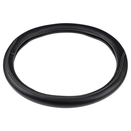 ЕРМАК Оплетка руля, со вставками "нубук", черный, разм. (М), искусственная кожа