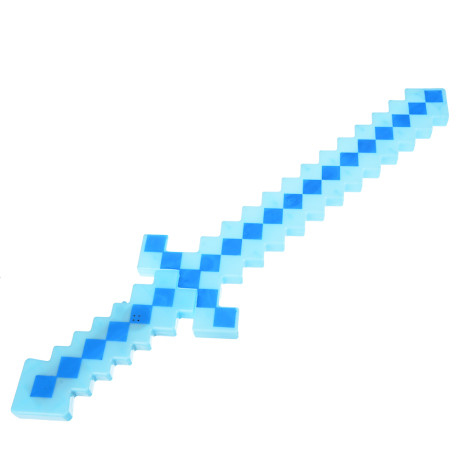 ИГРОЛЕНД Меч "Мир Квадратов", свет, звук, 3АА, PP, 16х62х1,8см, 3 цвета