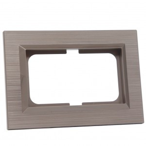 OVIVO Рамка СУ для 2-ой роз QUANTUM без земл., медь, 405-330000-267