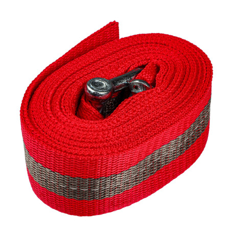 РОКОТ / без ТМ Трос буксировочный с такелажными скобами, 5м, 10т