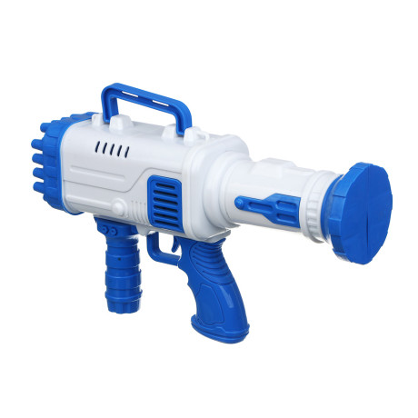 ИГРОЛЕНД Пулемет для мыльных пузырей, PP, 4хАА, 30мл, мыльный р-р, 25.5х7х14.5см, 2 цвета