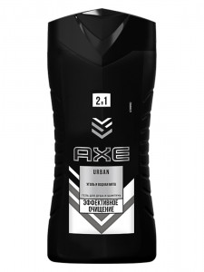 Гель и шампунь для душа мужской AXE Эффективное очищение/Взрывная чистота, п/б, 230мл