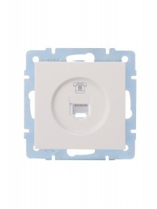 Lezard VESNA мех. роз. телеф СУ 1 мест. крем (RJ11) (корп. ABS) 742-0388-137