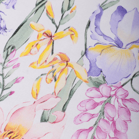 PROVANCE Ботаника Комплект постельного белья евро (4 предмета), поплин, 100% хлопок