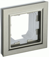 IEK BRITE Рамка СУ 1 мест. IP44 РУ-1-БрШ-44 шампань BR-M12-44-K37