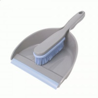 &quot;Щётка-сметка с РЕЗИНОВОЙ щетиной+совок с бортиком,кромкой и зубчиками,Бактерия СТОП,062060/ YORK