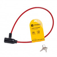 СТАНДАРТ ВС-Т6 (600мм) красный с тросом Замок навесной (200,100)