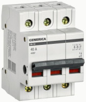 IEK GENERICA выкл. нагрузки (мини-рубильник) ВН-32 3Р 40А