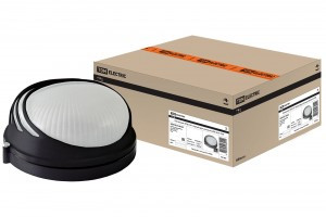 TDM св-к НПБ1307 черный/круг ресничка 60W IP54 (12!) SQ0303-0052