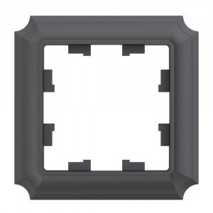 Systeme Electric AtlasDesign ANTIQUE рамка СУ 1 мест. БАЗАЛЬТ ATN101401 (10!)