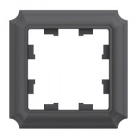 Systeme Electric AtlasDesign ANTIQUE рамка СУ 1 мест. БАЗАЛЬТ ATN101401 (10!)