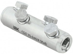 IEK Соединитель болтовой луженый СБЛ 70-240/4 35кВ UCB11-070-240-04-35
