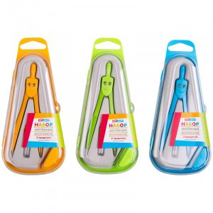 Готовальня ArtSpace, 2 предмета, циркуль 115мм, пластиковый футляр, ассорти Арт.260697