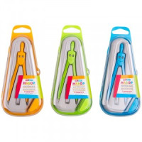 Готовальня ArtSpace, 2 предмета, циркуль 115мм, пластиковый футляр, ассорти Арт.260697