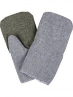 TDM рукавицы рабочие &quot;Полюс&quot;, брезентовый наладонник, основа бязь, ватин, серые, 1 пара SQ1016-0517