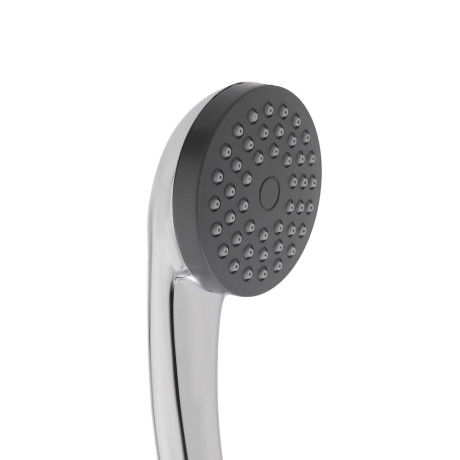 RAIN Смеситель для ванны Атриа, плоский излив 40см, душ. набор, картридж 40мм, латунь, хром