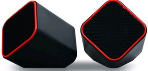 Акустическая система SmartBuy® CUTE, мощность 6W, USB, черно-оранжевые (SBA-2590)/60