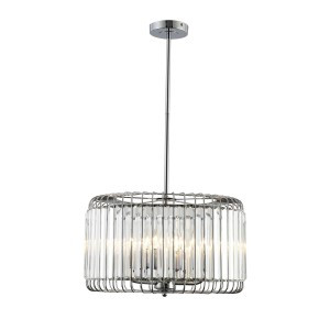 Rivoli люстра Sieglinde 1025-205 5хE27 40W хром,хром, прозрачный 470х470х790 52467