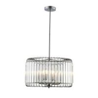 Rivoli люстра Sieglinde 1025-205 5хE27 40W хром,хром, прозрачный 470х470х790 52467