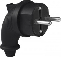Lezard вилка угловая каучук 2Р+РЕ 1х16А 220-240V 106-0400-0108
