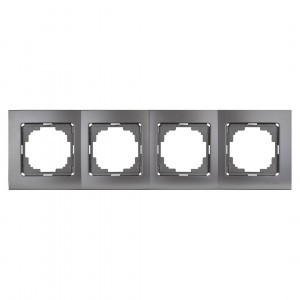 Nilson TOURAN  рамка СУ 4 мест. антрацит 24160094