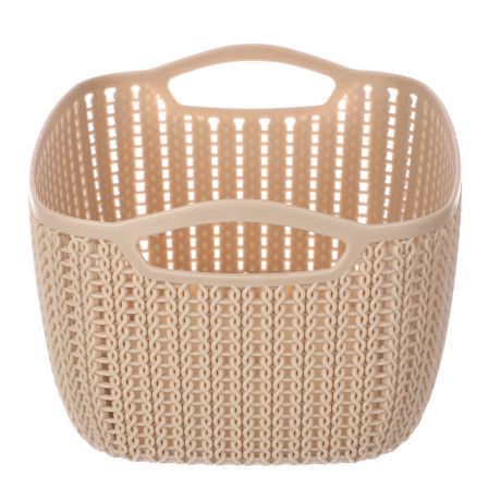 Корзинка вязаная тм VETTA, пластик, 21х16х10см