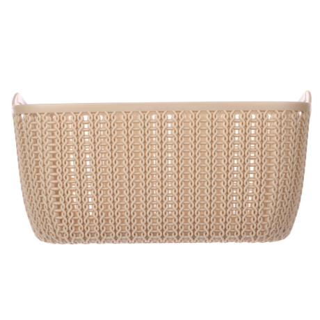 Корзинка вязаная тм VETTA, пластик, 21х16х10см