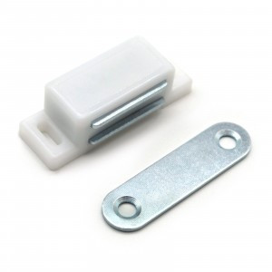 Магнит мебельный  L-45 h-14 белый (комплект 4шт, цена за комплект))  (160,10) StahlBuro