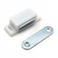 Магнит мебельный  L-45 h-14 белый (комплект 4шт, цена за комплект))  (160,10) StahlBuro