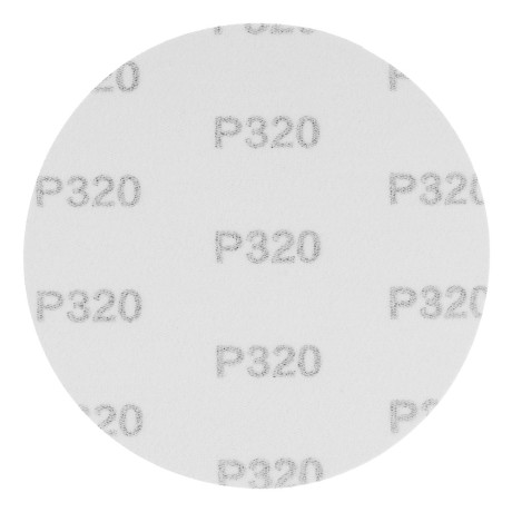 Круг абразивный на ворсовой подложке под "липучку", P 320, 125 мм, 10 шт Matrix