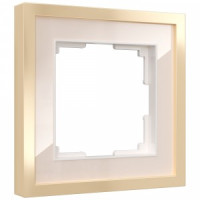 Werkel рамка СУ 1 мест. Baguette (айвори/латунь) w0012851 a060233