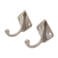 Крючок-вешалка мебельн 1-рожк СТАНДАРТ 1011 SN мат.никель (2шт цена за уп) Инд. уп.на подвес(600,50)