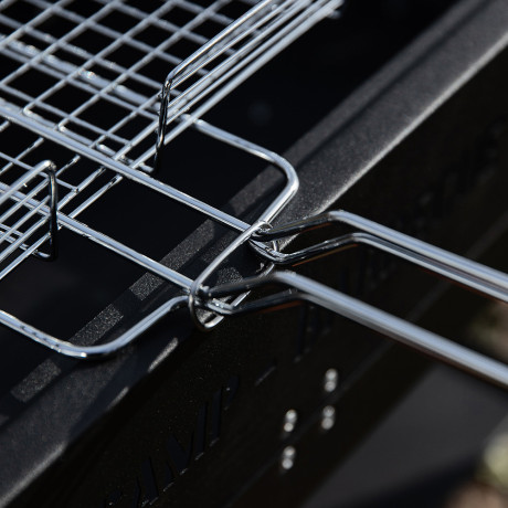 Решетка-гриль хром. тм GRILLBOOM, 56х(23х30х4) см, веер 20х30 см