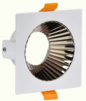 IEK св-к 4109 встр. поворотн. GU10 белый/шокол. пласт.