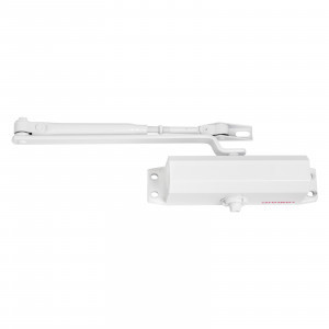 АЛЛЮР Доводчик дверной COMFORT ДД 165/3-4 A-W (до 100 кг) белый RAL9016, морозостойкий (10)