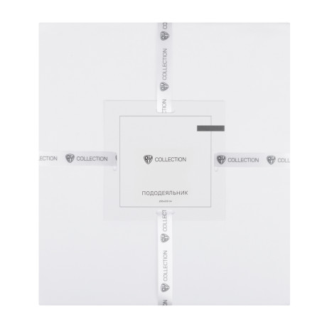 BY COLLECTION Пододеяльник 200х220см, 100% хлопок, белый