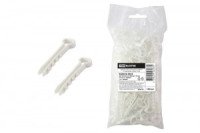 TDM дюбель-хомут для плоского кабеля 6-14мм нейлон белый (уп100шт, цена за уп) SQ0539-0035