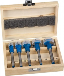 Набор ЗУБР Сверла композитные с твердосплавными вставками, 15, 20, 25, 30, 35мм, 5шт