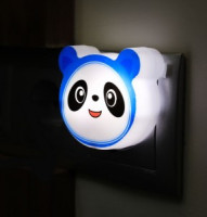 Camelion NL-252 ночник св/д  0.5W 60x53x61 Панда 220V, пластик/синий, выкл.