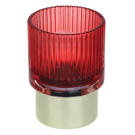 Светильник LED, 8х8х11 см, металл, стекло, 2xААА