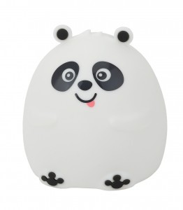 ЭРА ночник св/д детский мягкий 2W NLED-417-2W-W белый/черный ПАНДА сенсор, 3 реж.(акк,USB)