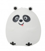 ЭРА ночник св/д детский мягкий 2W NLED-417-2W-W белый/черный ПАНДА сенсор, 3 реж.(акк,USB)