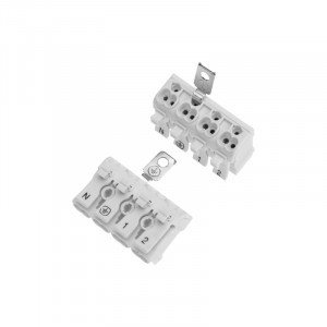 REXANT Клемма пружинная соединительная КСП 4x2,5мм2 земля (50шт, цена за шт) 07-6216-2