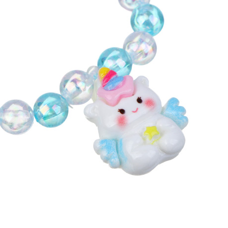 Набор детской бижутерии BY Русские супергерои: браслет, кольцо, резинки 2шт, заколка, 3 дизайна